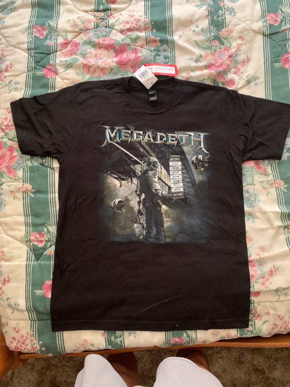 Megadeth Men's t-shirt Black New